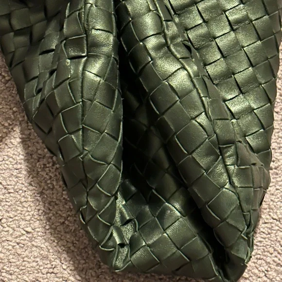 Authentic Bottega, Venetta, black, lambskin, leather Maxi Jodi intrecciato - Picture 11 of 14